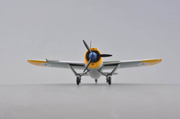 prebuilt 1/72 scale F2A-3 Buffalo aircraft model 36382