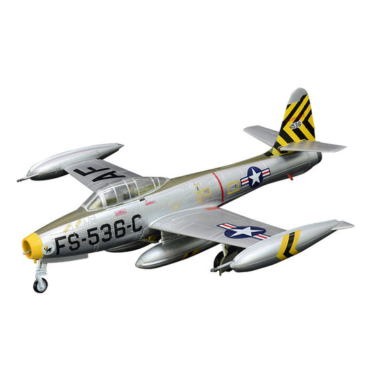 pre-built 1/72 scale F-84 Thunderjet model aircraft