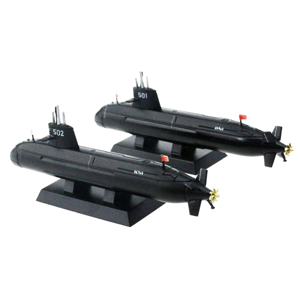 1/900 scale diecast Sōryū class submarine models