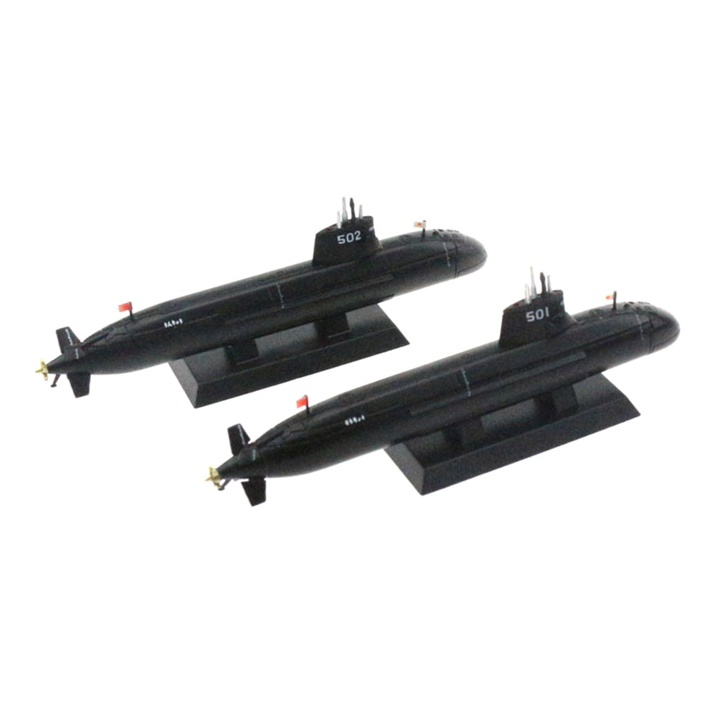 1/900 scale diecast Sōryū class submarine models