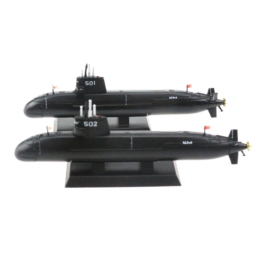 1/900 scale diecast Sōryū class submarine models