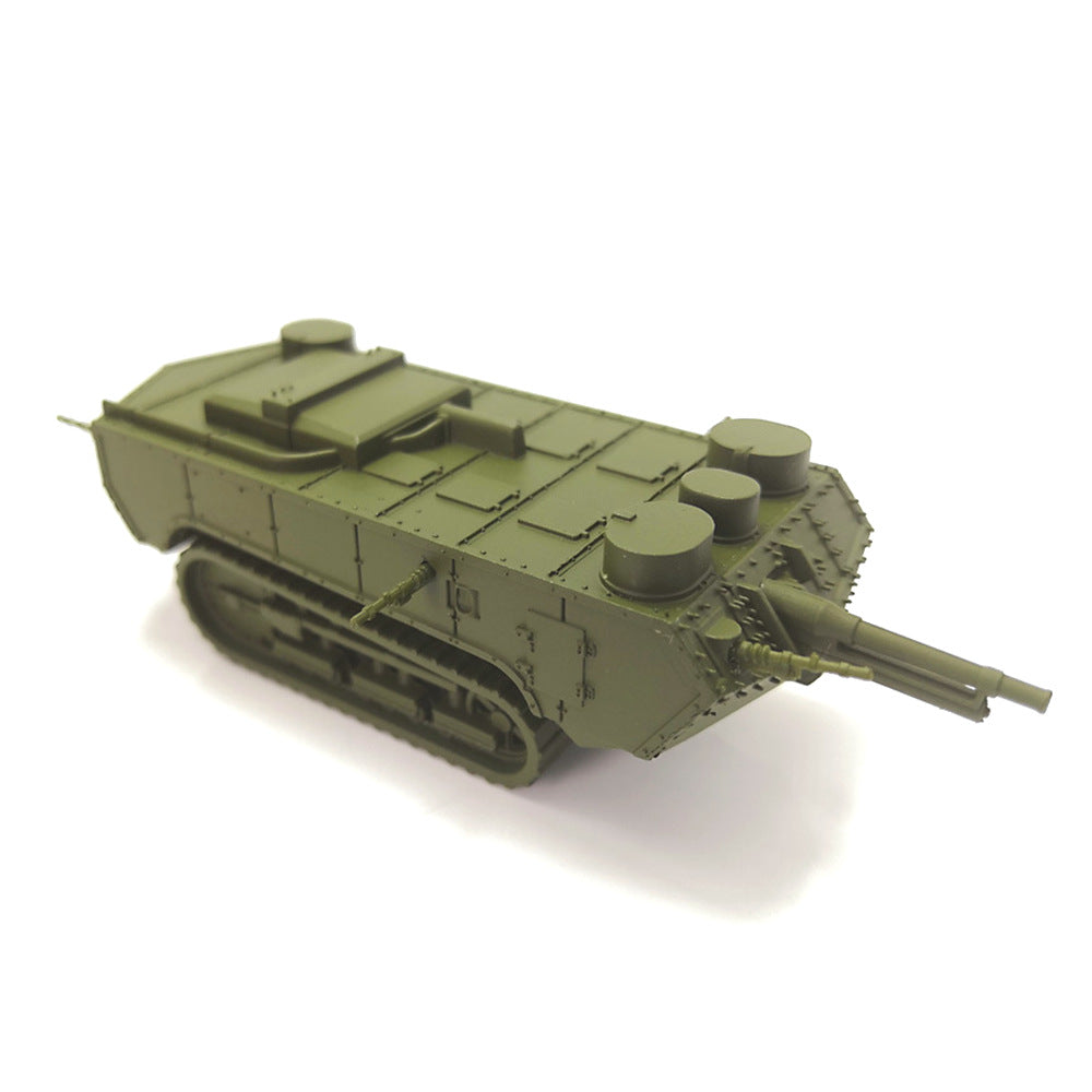 1/100 scale diecast Saint-Chamond tank model