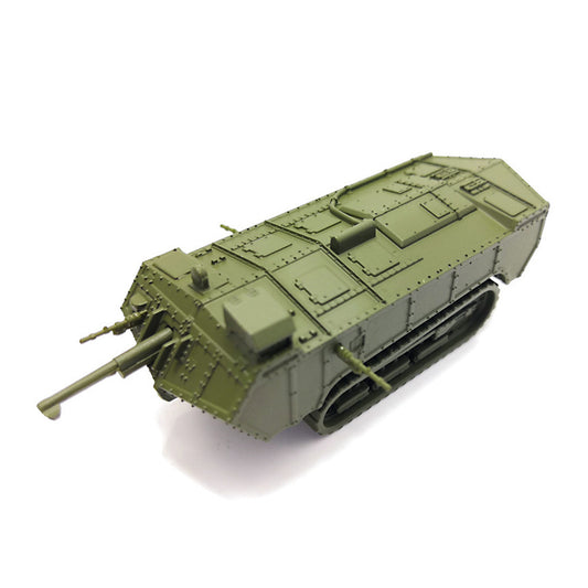 1/100 scale diecast Saint-Chamond French tank model