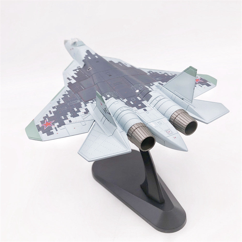 1/100 scale diecast Su-57 aircraft model