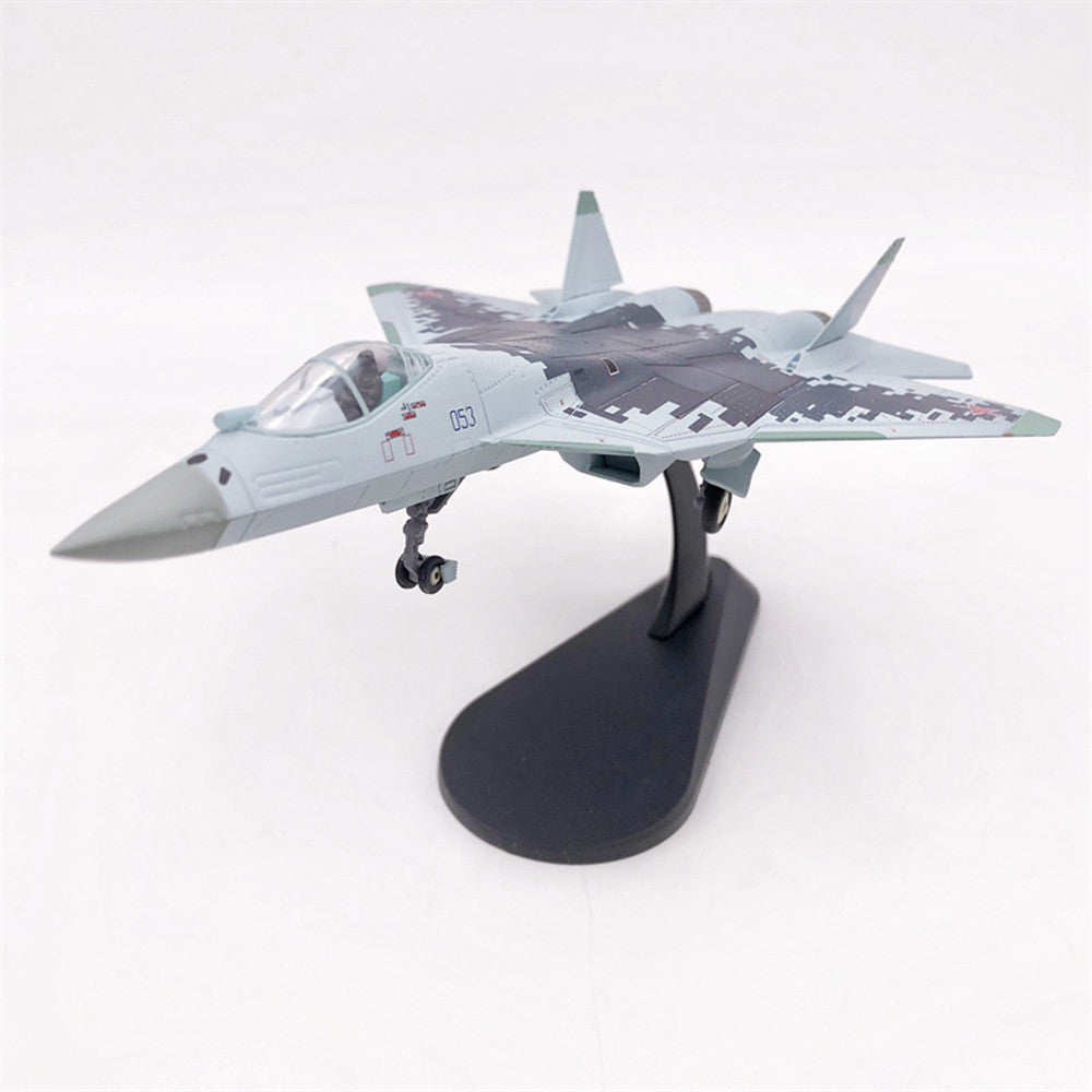 1/100 scale diecast Su-57 aircraft model