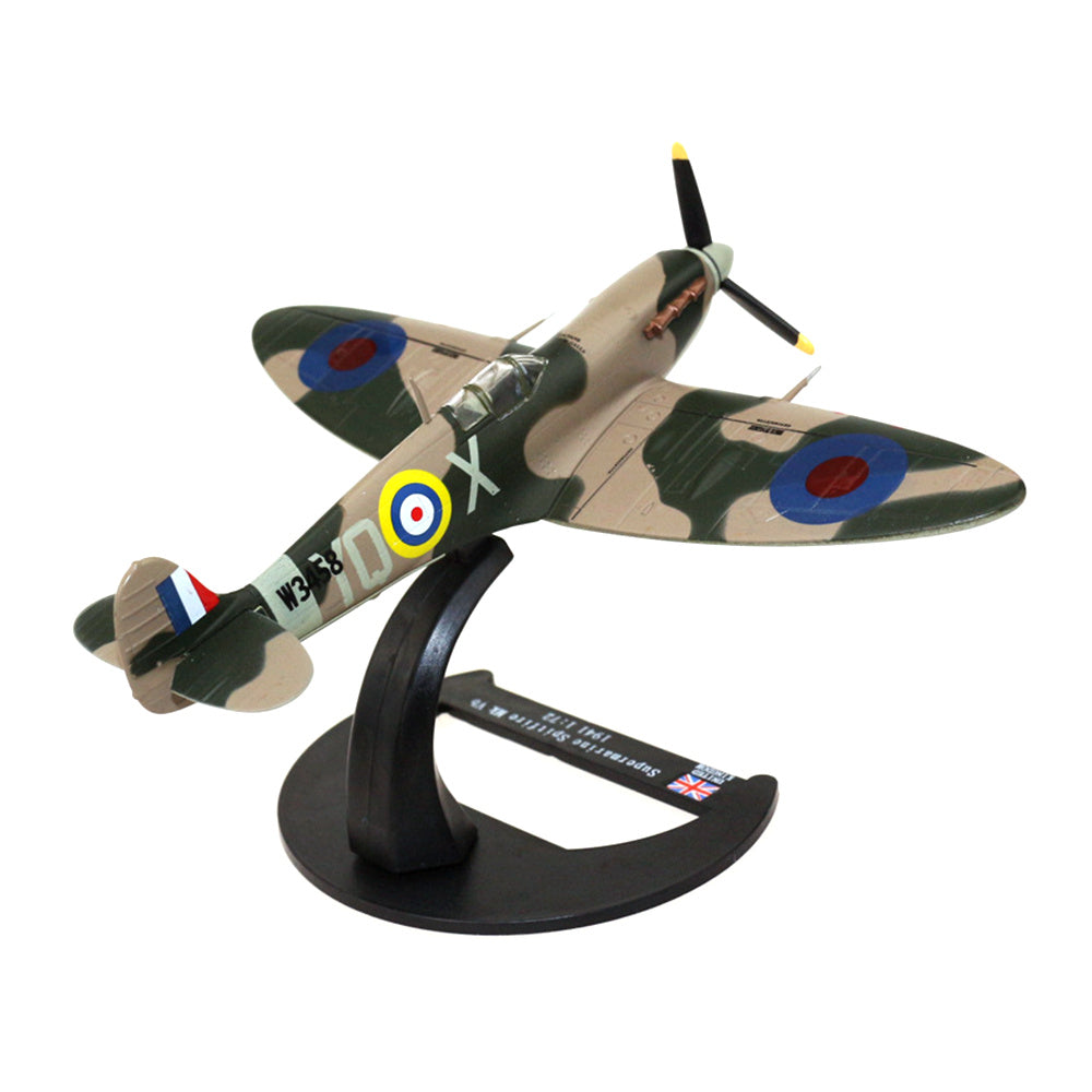 1/72 scale diecast Spitfire fighter aircraft model