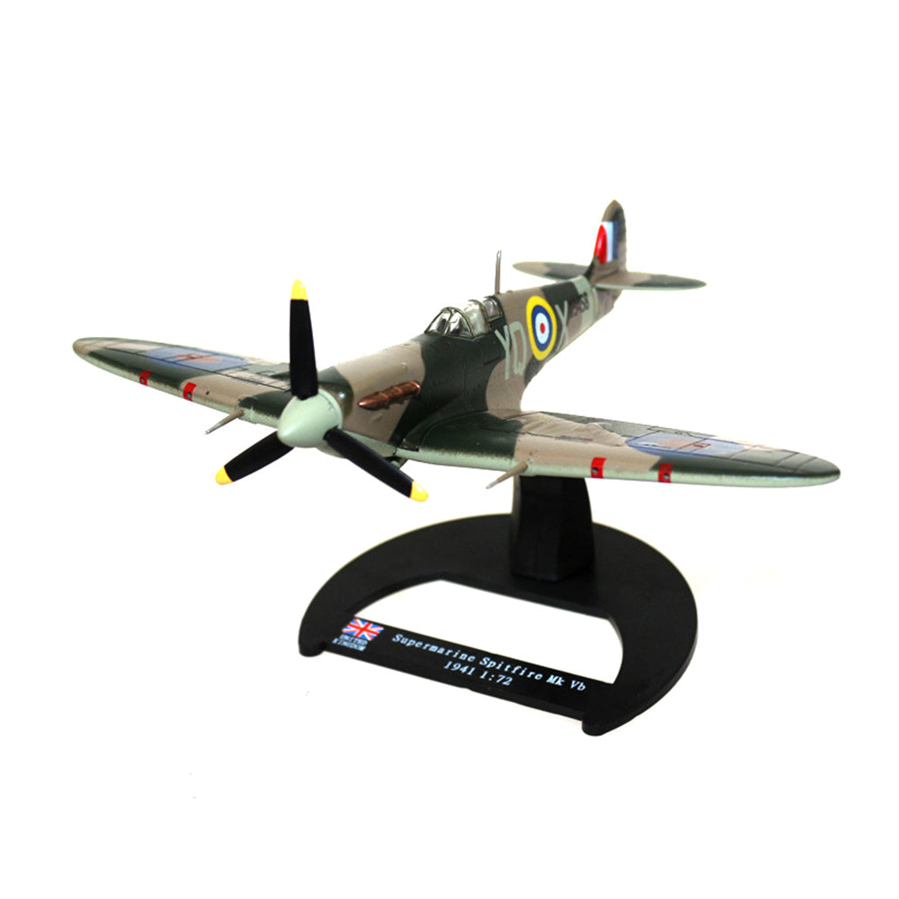 1/72 scale diecast Spitfire fighter aircraft model