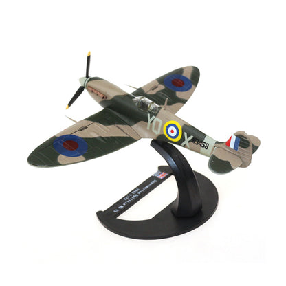 1/72 scale diecast Spitfire fighter aircraft model