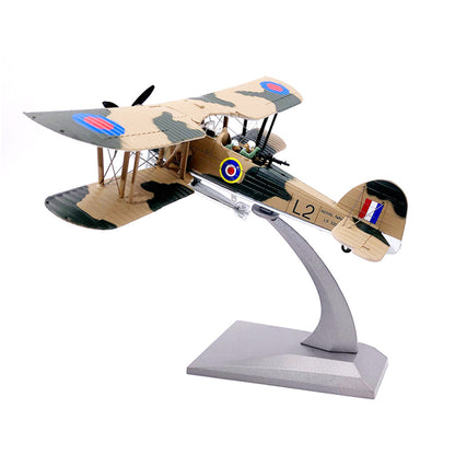 1/72 scale diecast Swordfish biplane aircraft model