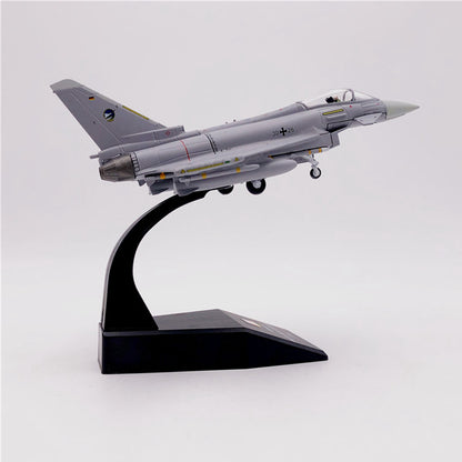 1/100 scale diecast Typhoon EF2000 fighter aircraft model