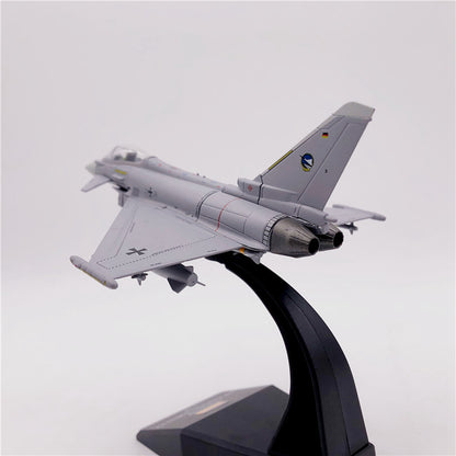 1/100 scale diecast Typhoon EF2000 fighter aircraft model