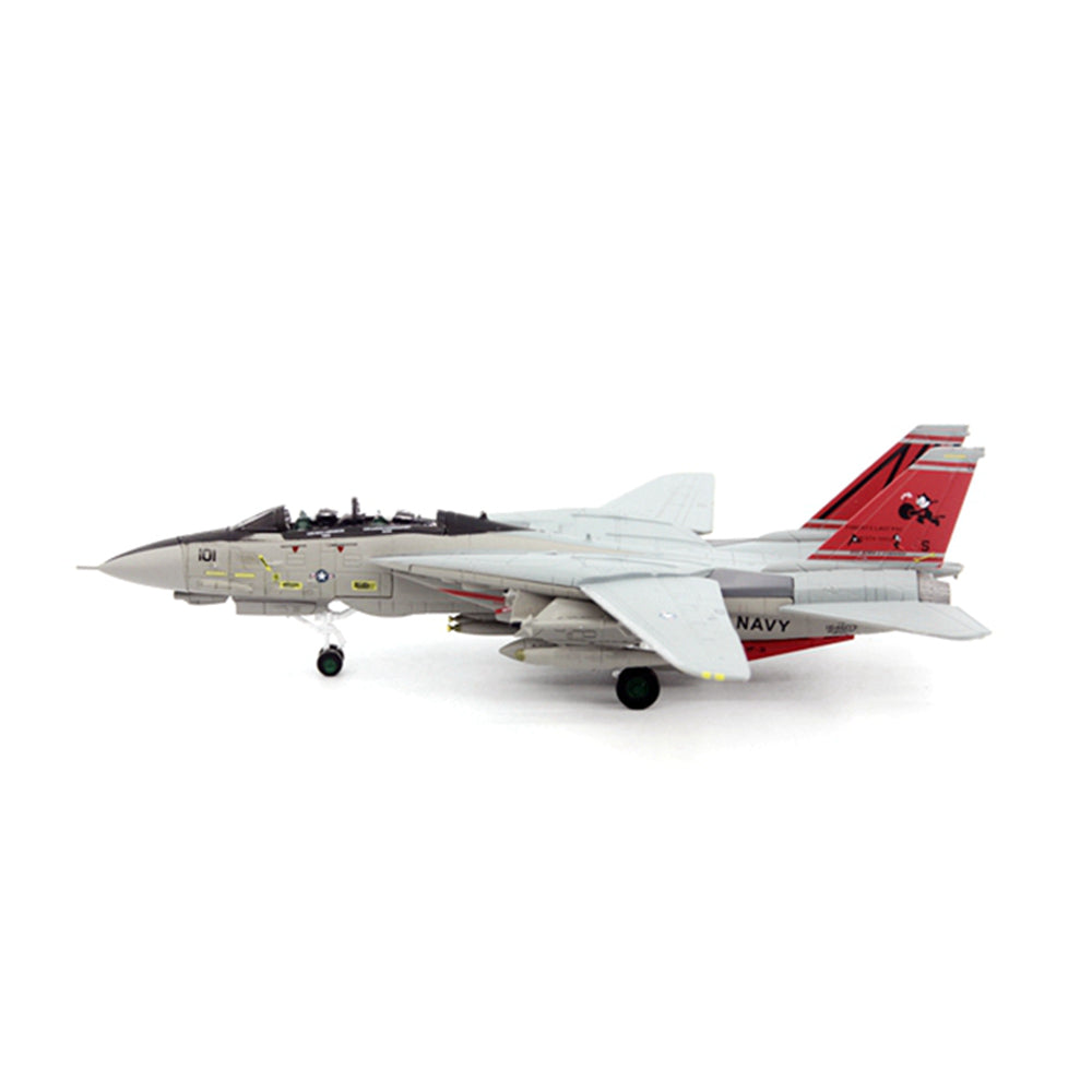 1/100 scale diecast F-14 Tomcat fighter aircraft model