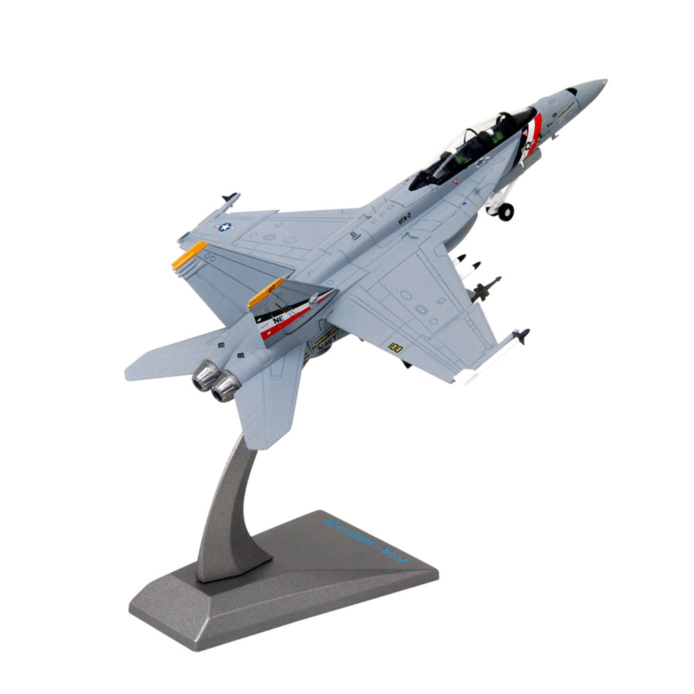 1/100 scale diecast F/A-18F Super Hornet fighter aircraft model