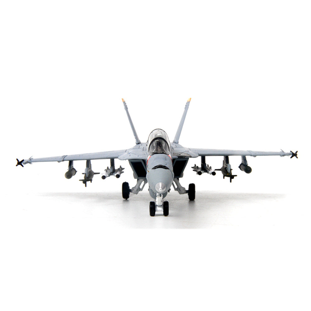 1/100 scale diecast F/A-18F Super Hornet fighter aircraft model