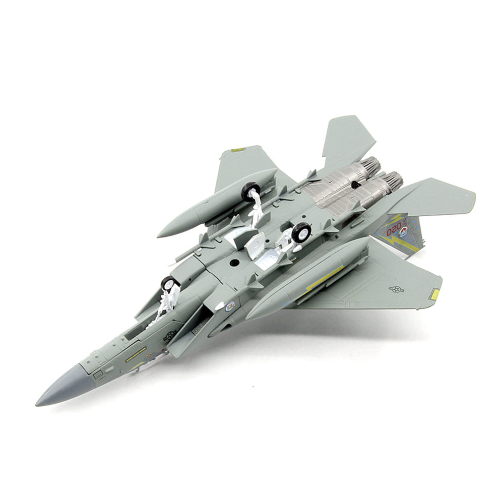 1/100 scale diecast F-15 Eagle fighter aircraft model