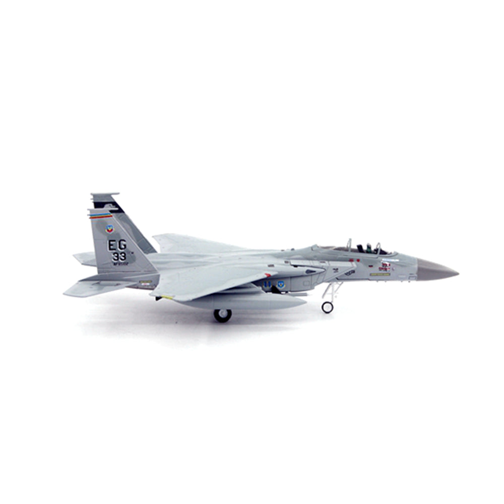 1/100 scale diecast F-15 Eagle fighter aircraft model