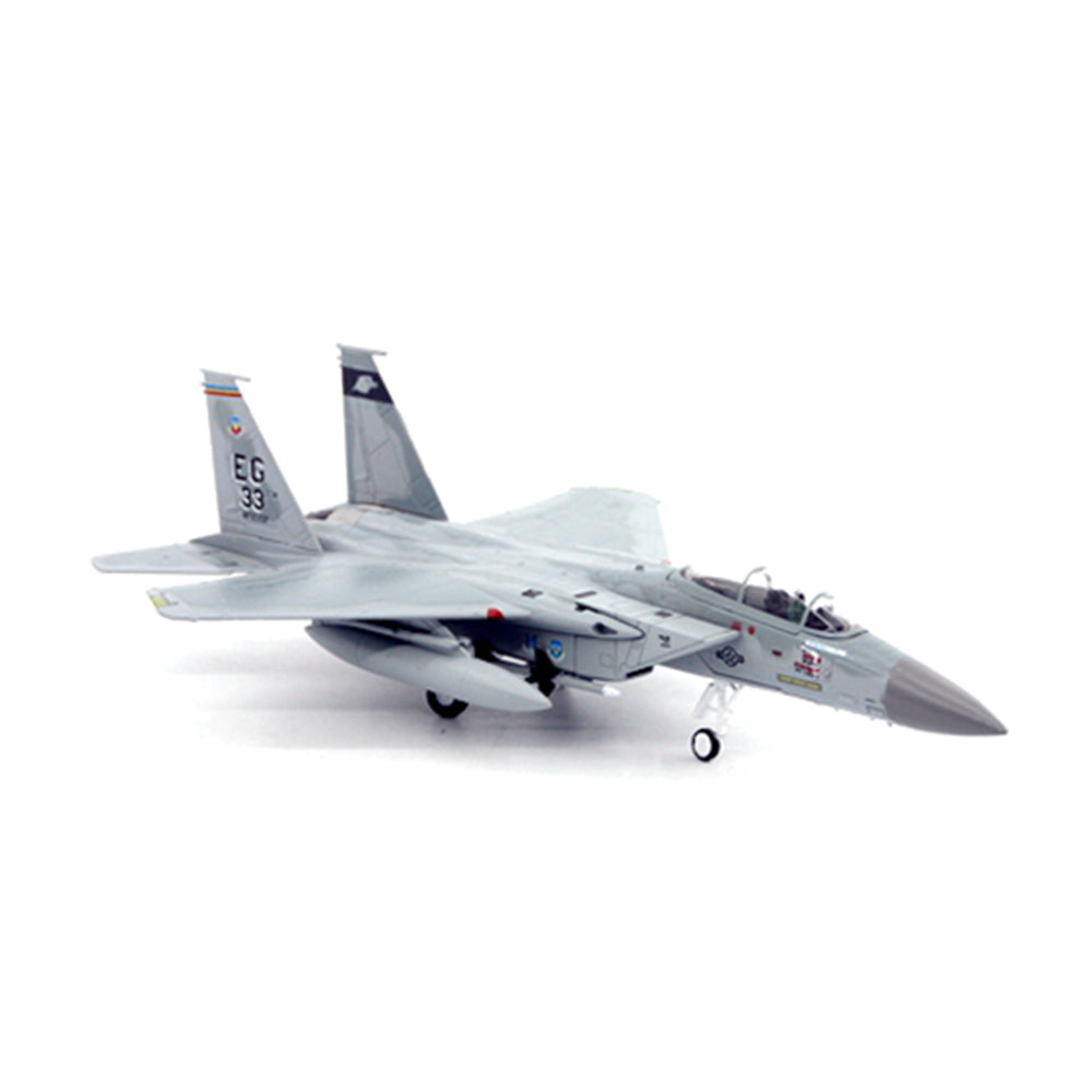 1/100 scale diecast F-15 Eagle fighter aircraft model