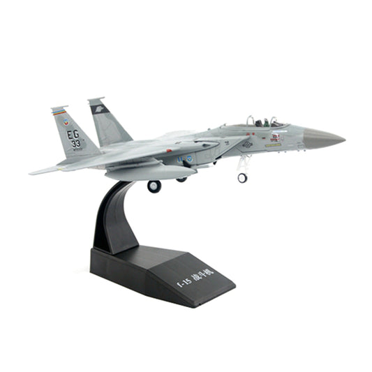 1/100 scale diecast F-15 Eagle fighter aircraft model