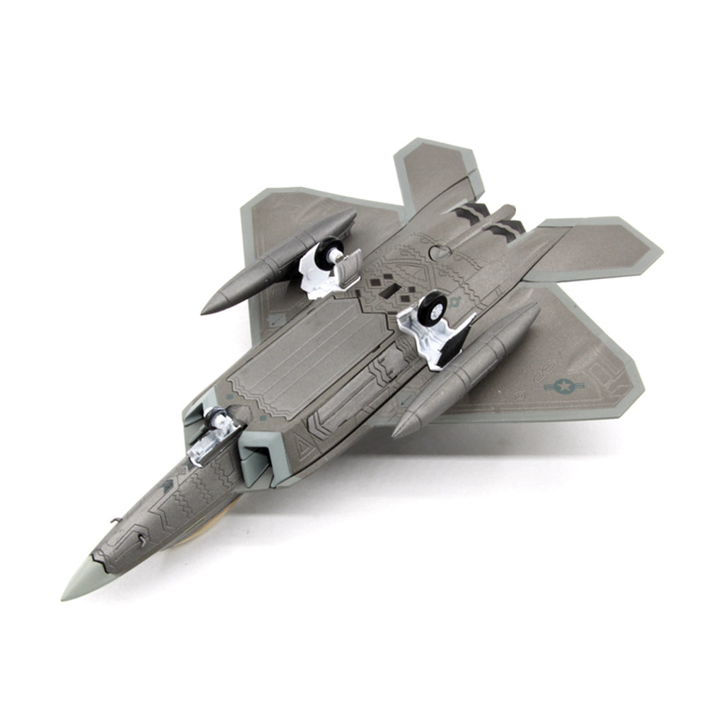 1/100 scale diecast F-22 Raptor aircraft model