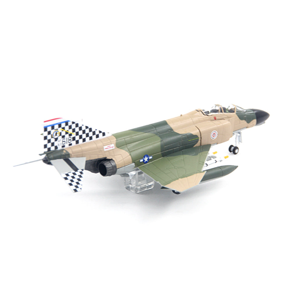 1/100 scale diecast F-4 Phantom II fighter aircraft model