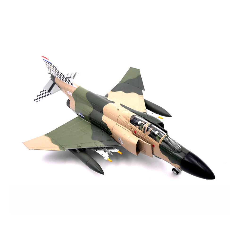 1/100 scale diecast F-4 Phantom II fighter aircraft model