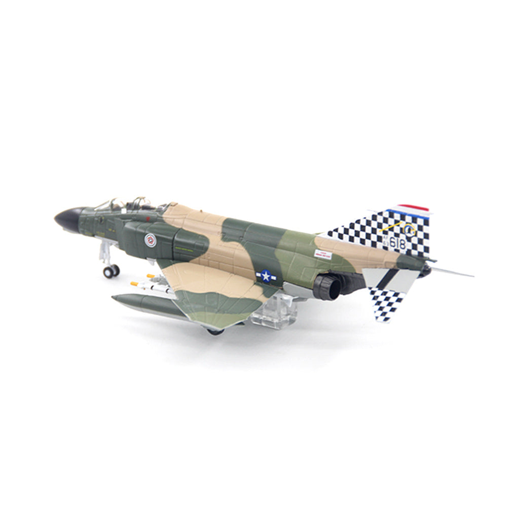 1/100 scale diecast F-4 Phantom II fighter aircraft model