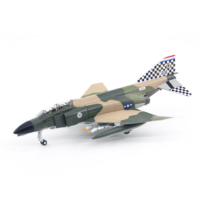 1/100 scale diecast F-4 Phantom II fighter aircraft model