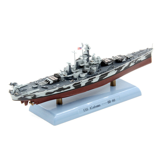 1/1000 scale diecast USS Alabama (BB-60) battleship model