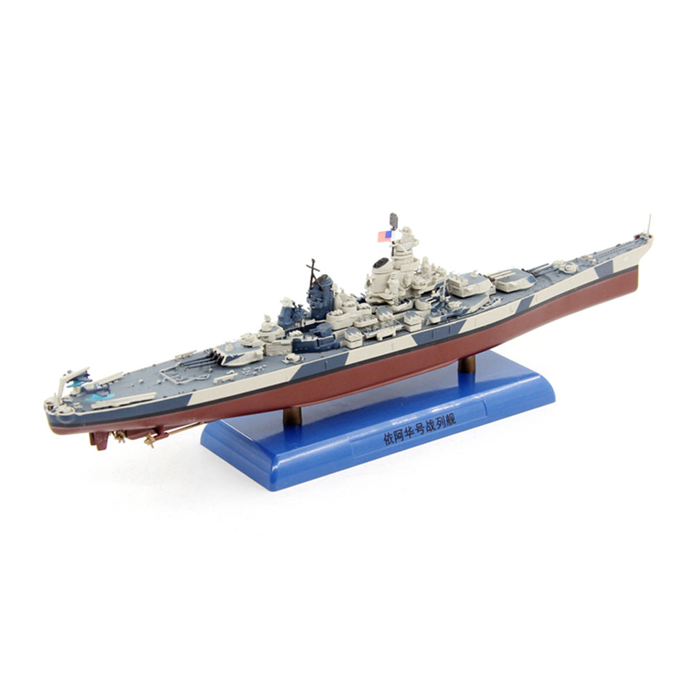 1/1000 scale diecast Iowa BB-61 battleship model