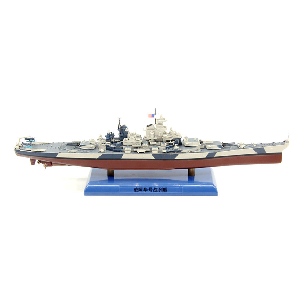 1/1000 scale diecast Iowa BB-61 battleship model