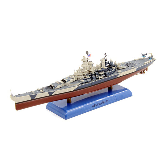 1/1000 scale diecast Iowa BB-61 battleship model