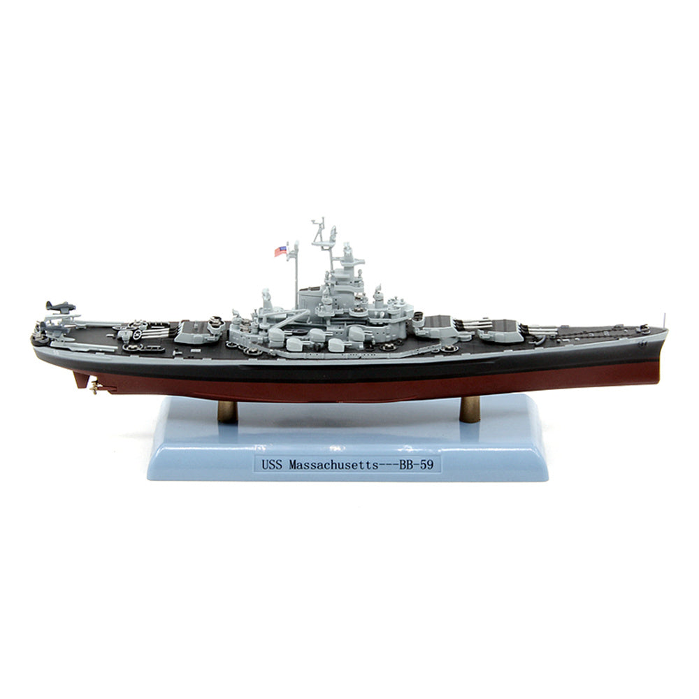 1/1000 scale diecast USS Massachusetts (BB-59) battleship model