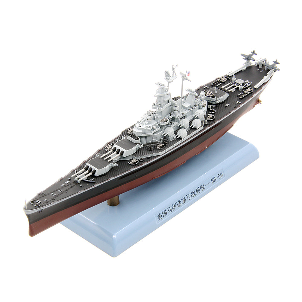 1/1000 scale diecast USS Massachusetts (BB-59) battleship model