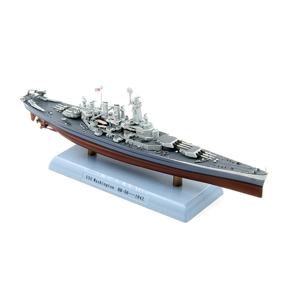 1/1000 scale diecast USS Washington (BB-56) battleship model