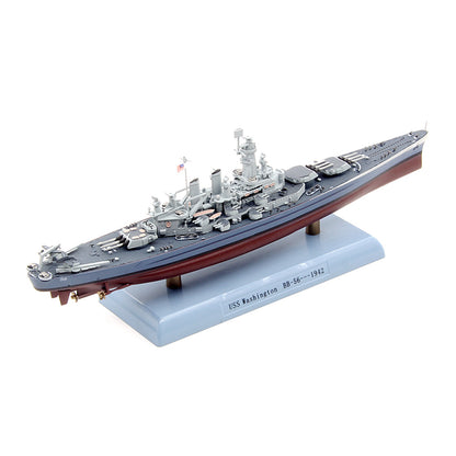 1/1000 scale diecast USS Washington (BB-56) battleship model