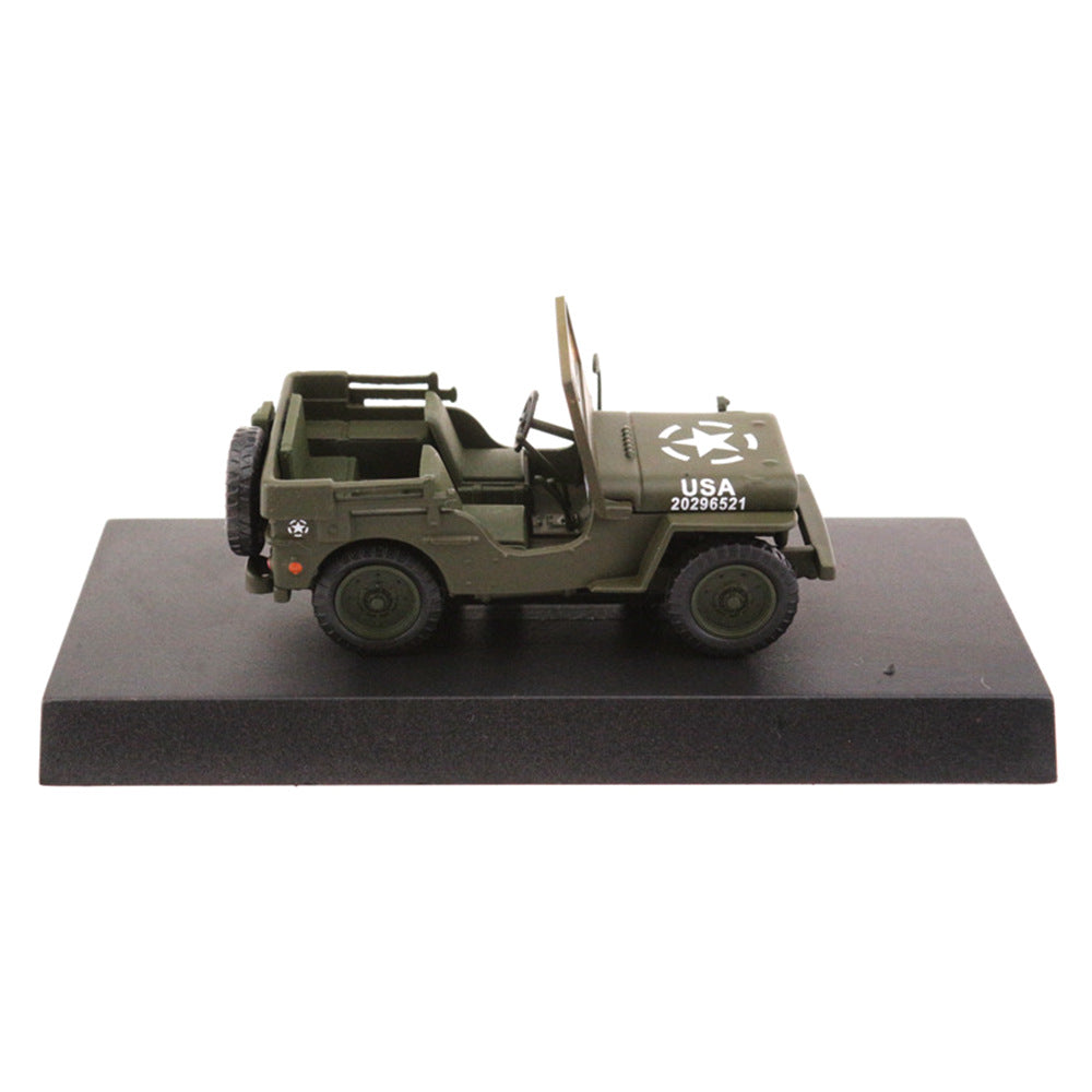 Willys MB Jeep U.S. Army Truck 1947 1/43 Scale Diecast Metal Vintage Car Collectible Model