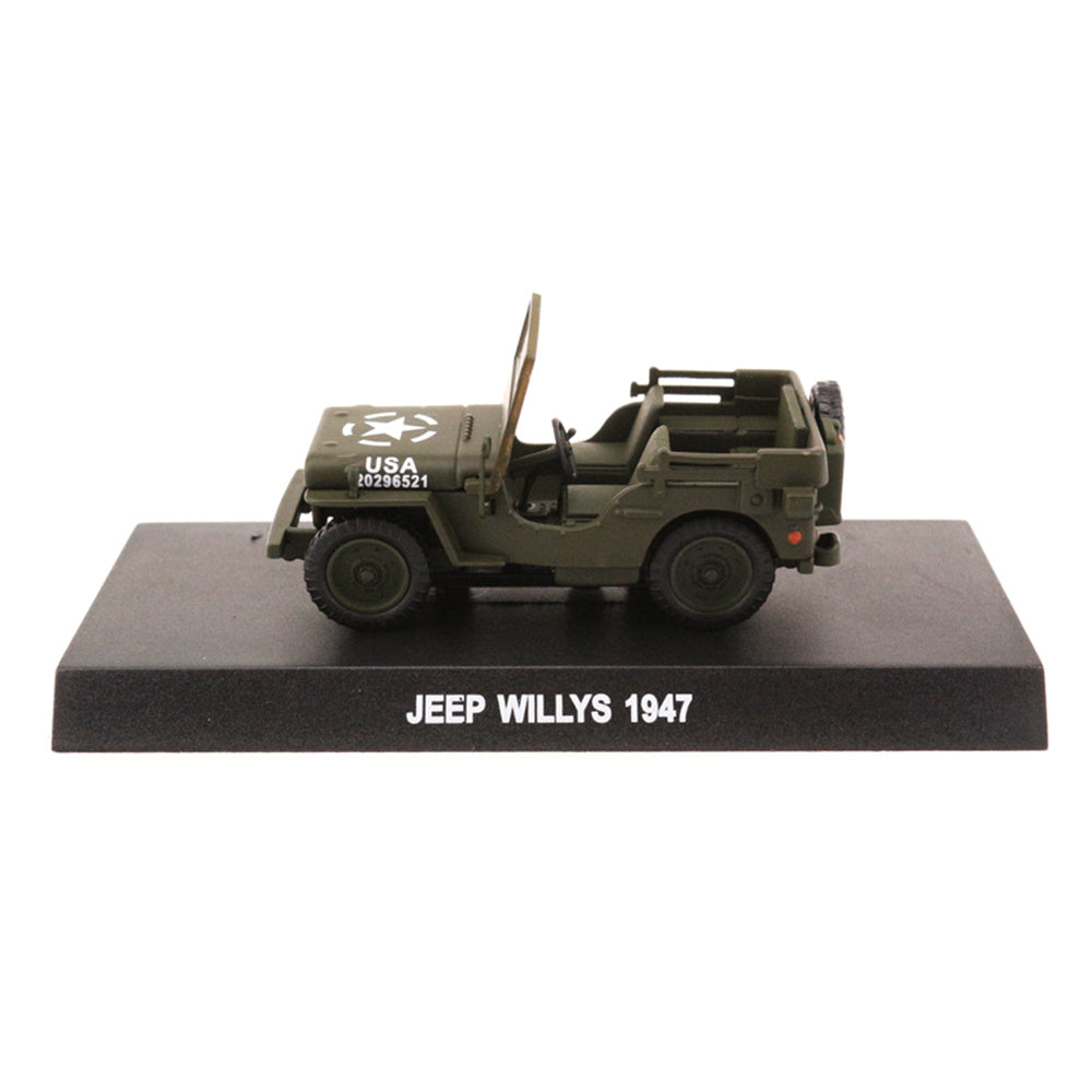 Willys MB Jeep U.S. Army Truck 1947 1/43 Scale Diecast Metal Vintage Car Collectible Model