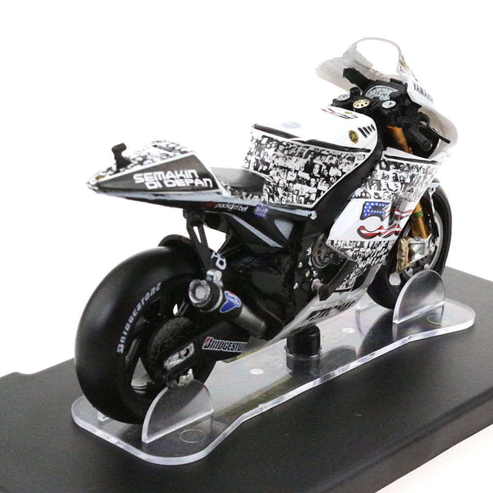 Yamaha YZR-M1 46 Laguna Seca 2010 1/18 Scale Diecast Motorcycle Model