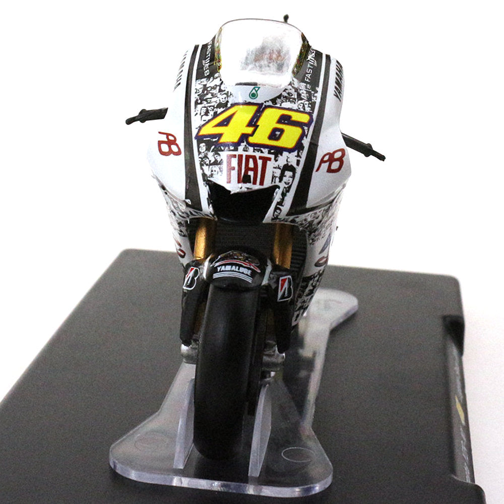 Yamaha YZR-M1 46 Laguna Seca 2010 1/18 Scale Diecast Motorcycle Model