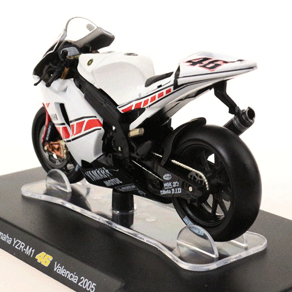 Yamaha YZR-M1 46 Valencia 2005 1/18 Scale Diecast Metal Motorcycle