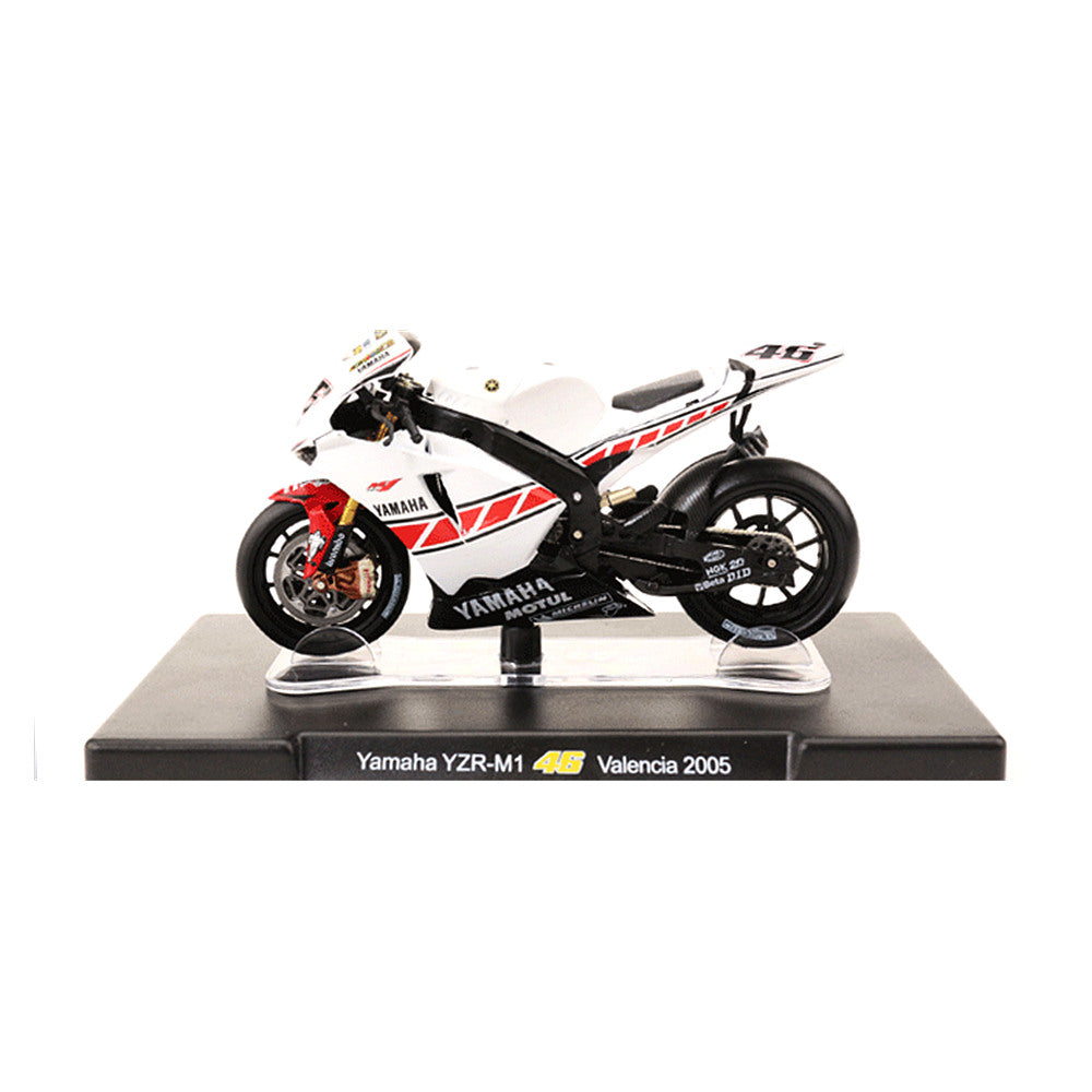 Yamaha YZR-M1 46 Valencia 2005 1/18 Scale Diecast Metal Motorcycle