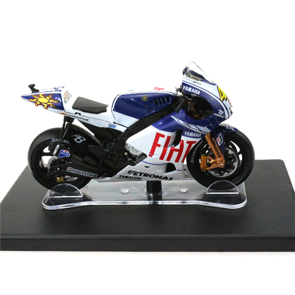 Yamaha YZR-M1 46 World Champion 2009 1/18 Scale Diecast Metal Motorcycle Collectible Model